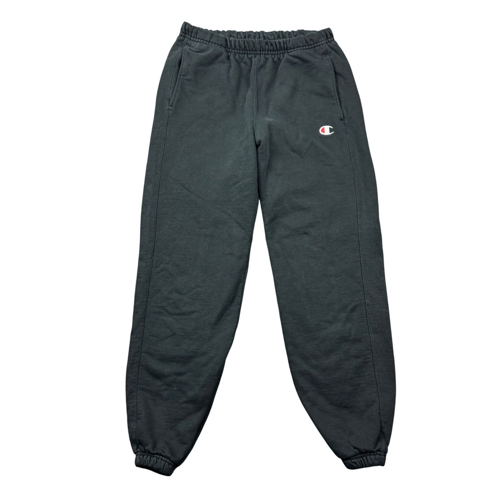 Champion Reverse Weave Sweatpants Men Small Black Joggers Active Athletic Casual
